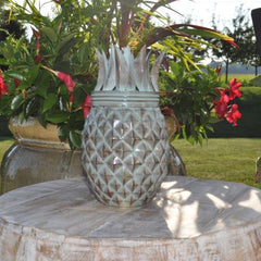 Pineapple Weathered Patina Tabletop Torch