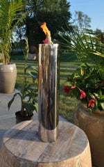 Polished Manhattan Floor Torch