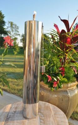 Polished Manhattan Floor Torch