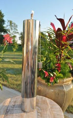 Polished Manhattan Floor Torch