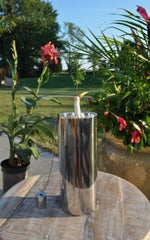 Polished Manhattan Floor Torch