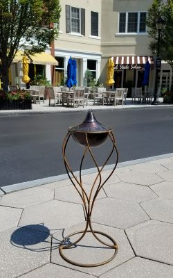 Percival Pedestal and Round Torch